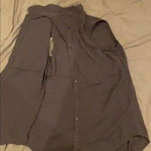 APT 9. Buttondown tank top